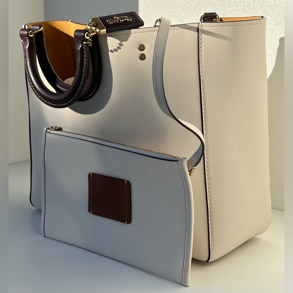 Coach Rae Tote Bag In Colorblock - Picture 2 of 14